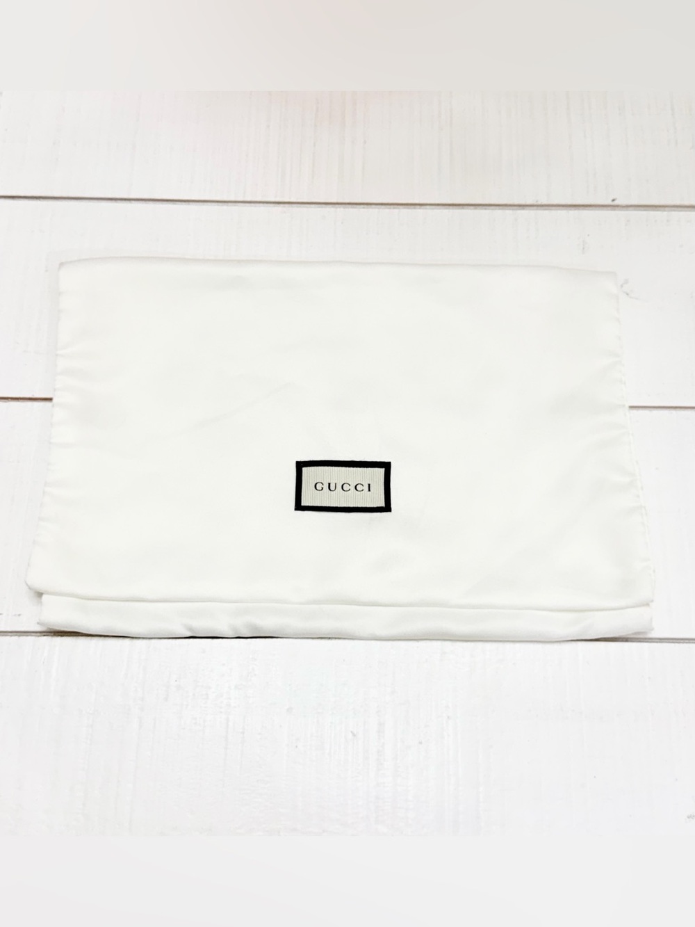 Gucci Satin Dust Bag 
6.75” x 10”